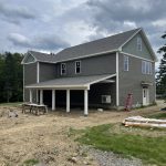 Shin Pond Lake Home Construction Main Entrance