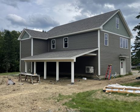 Shin Pond Lake Home Construction Main Entrance